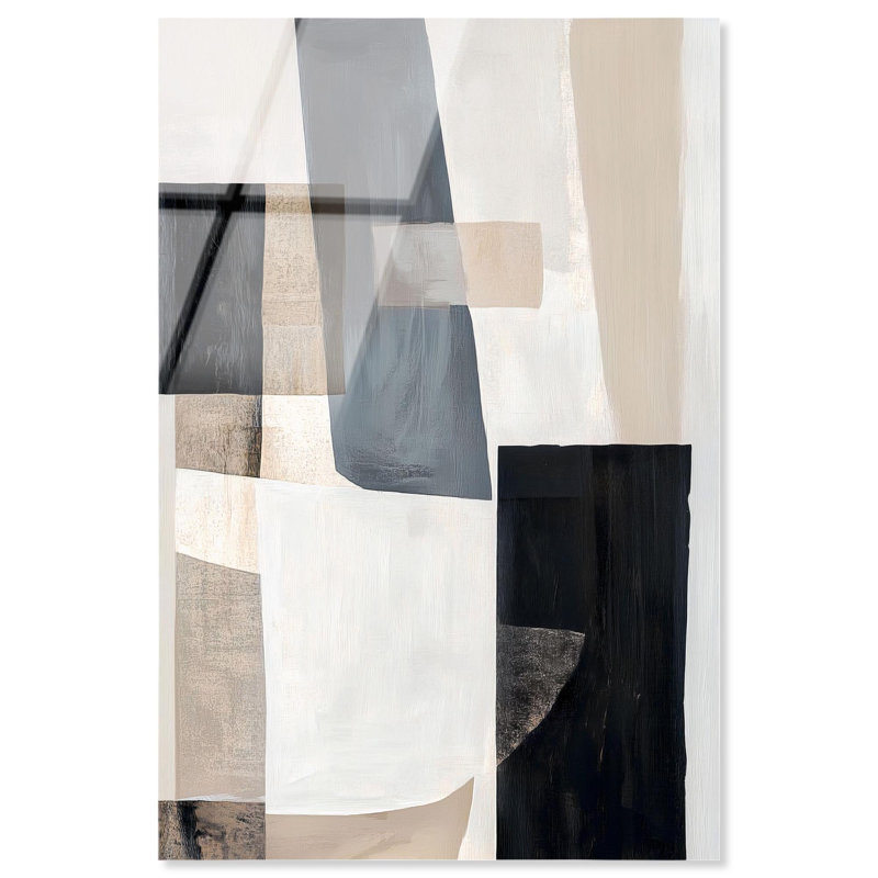 Impression sur toile Smooth and Rough II Modern Decor par Art Remedy, H 15 po x l 10 po
