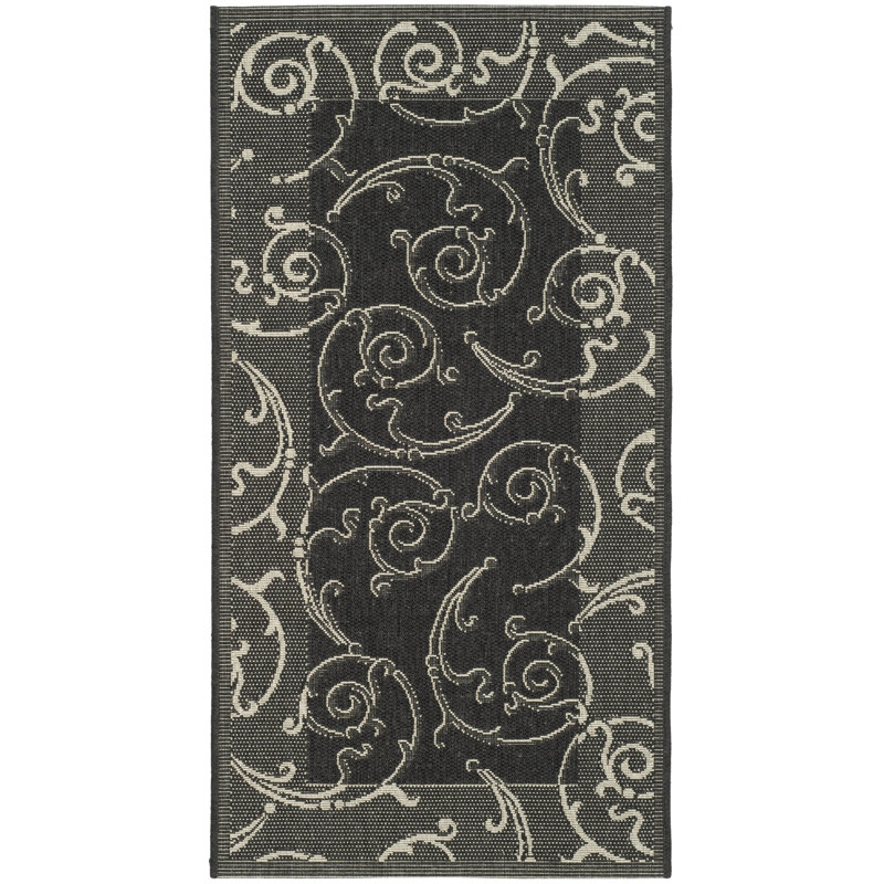 Tapis d'intérieur / extérieur Darryl-James, Rectangle 2 pi 7 po x 5 pi
