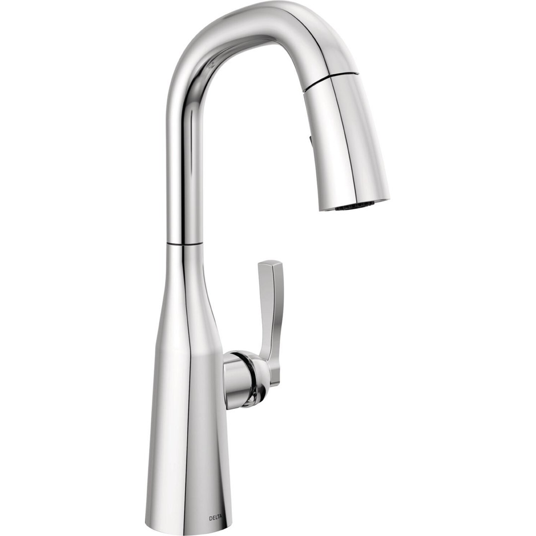 Stryke Pull Down Bar Faucet with Diamond Seal Technology and With Accessories Delta 