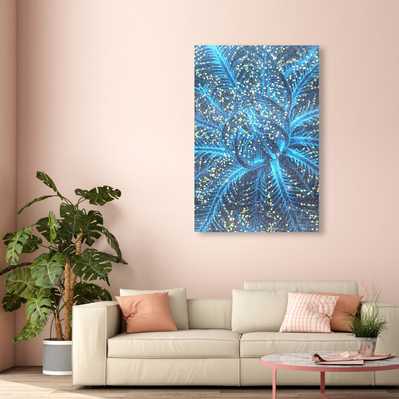 Neon Bloom Print by Oliver Gal, 36"H x 24"W, Gallery Wrapped