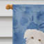 Caniche en polyester à 2 côtés 40 x 28 po standard welcome drapeau maison-957493146