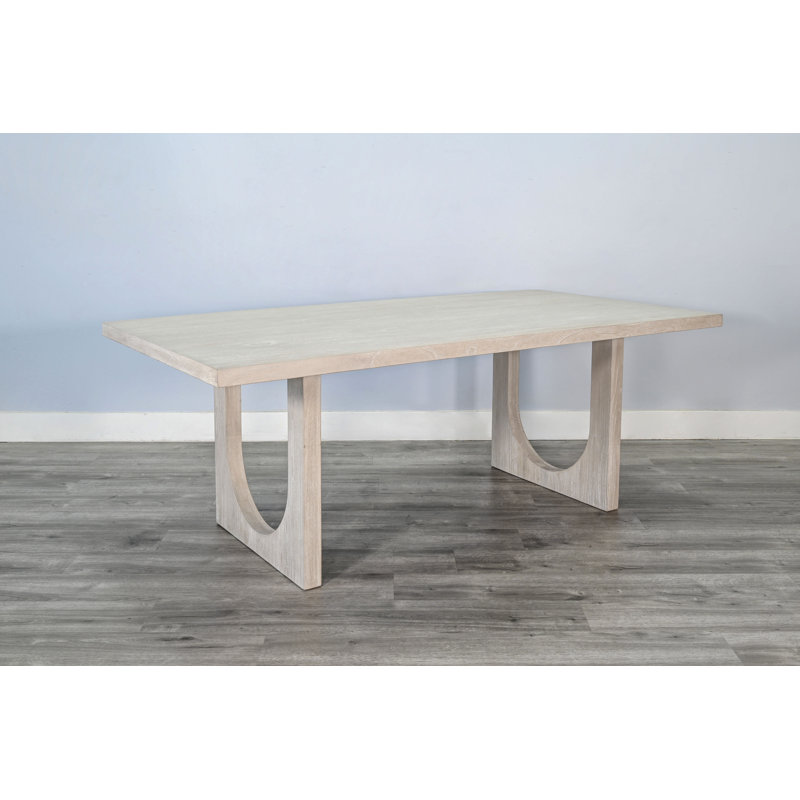  Liz Arched Leg Dining Set, 7 Pieces: Table, 6 Chairs