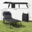 Folding Chaise Lounge Chair With 5-Position Backrest(Set Of 2)-1035859965