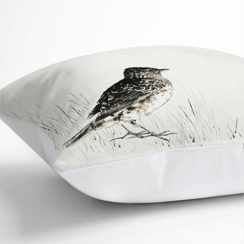 Square Cushion, 40cm H x 40cm W x 15cm D, White
