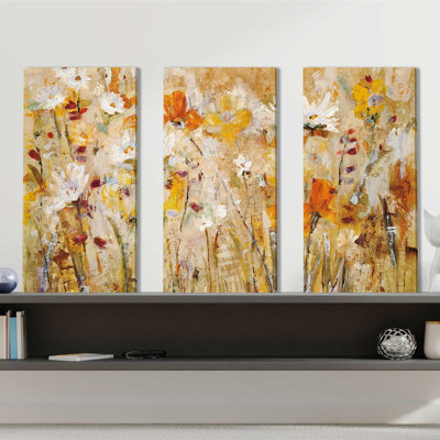 "Jostle", ensemble de 3 impressions sur toile