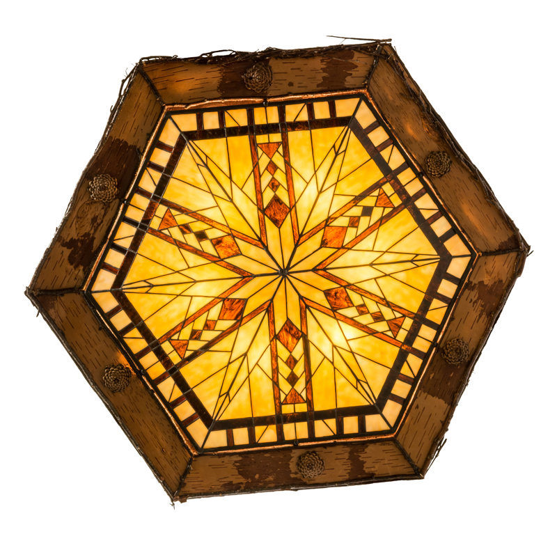 Rustic Lodge 6 - Light Flush Mount