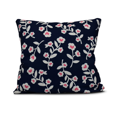 Funky Junky Floral Reversible Throw Pillow