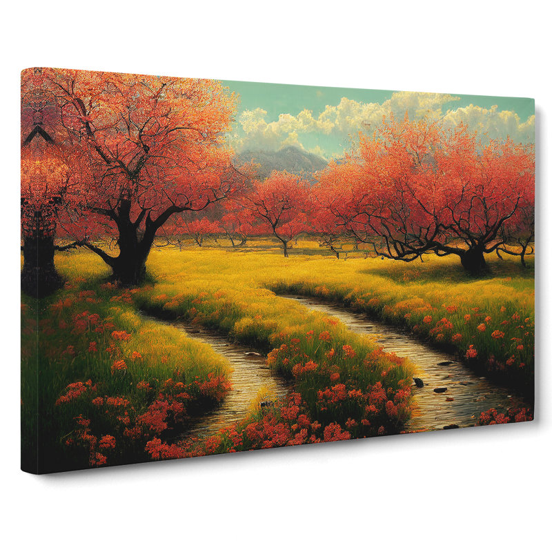 Refined Spring Forest - Wrapped Canvas