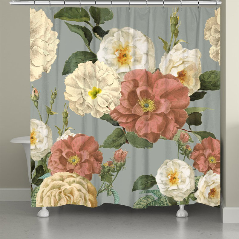 Dmarius Floral Shower Curtain