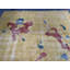 Tapis jaune moderne en laine abstrait 59,1 x 83,1 po