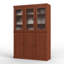 Vaisselier 100% bois massif 48,5 po avec portes en verre givré et tablettes réglables-1265655172