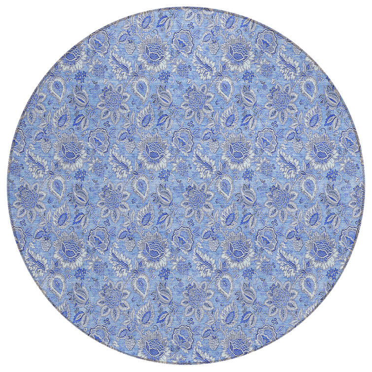 Fareham Washable Floral Indoor / Outdoor Rug