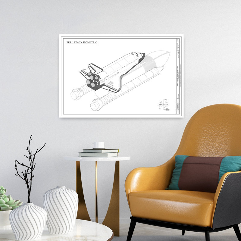 Découverte, art contemporain isométrique, H 24 po x l 16 po