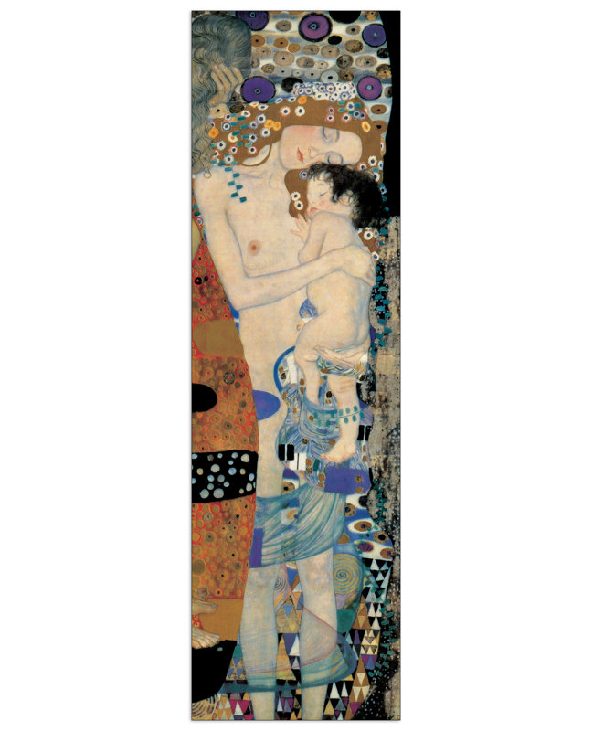 Gustav Klimt - Print on Wood, 100cm H x 30cm W