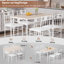 Ensemble de table de salle à manger 5 pièces avec 4 chaises Amneh-1576250496