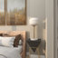 Lampe de table blanche 22,7 po