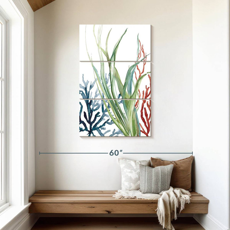 Brampt Ocean Garden II, 45" H x 28" W