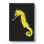 Yellow Seahorse - Wrapped Canvas-61880909