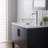 Clear Glass Circular Vessel Bathroom Sink with Faucet-3940391