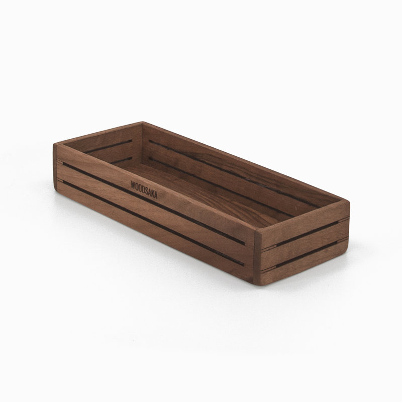Wood Pen Holder, Walnut