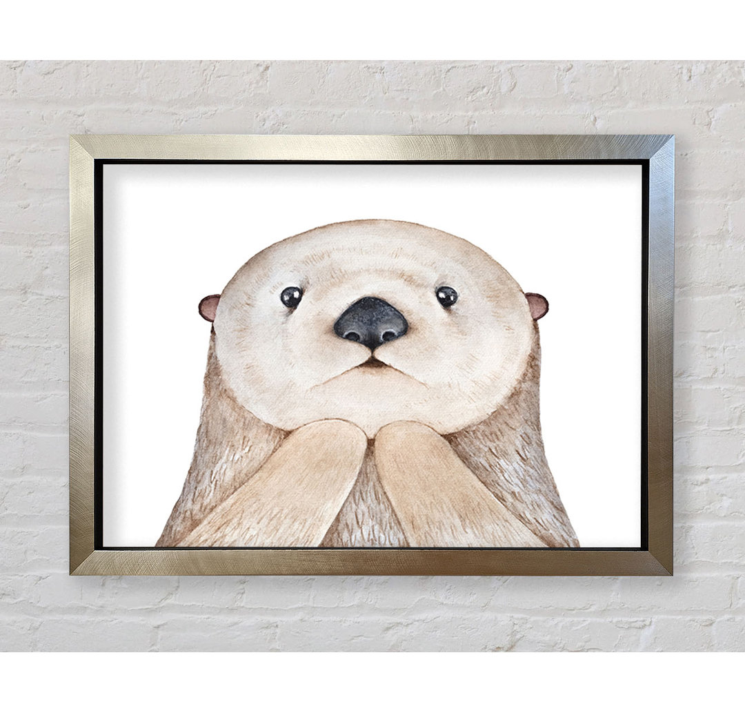 Otter Day What - Einzelner Bilderrahmen Kunstdrucke