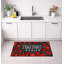Tapis de cuisine à profil bas gris anthracite Ornaments Merry Christmas-852753872-852753876