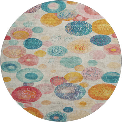 Premium Machine Washable Jakiyra AMF1896 Geometric Rug