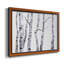 Birch Trees I - Toile encadrée de qualité supérieure - prête à être accrochée-413463133-449468815