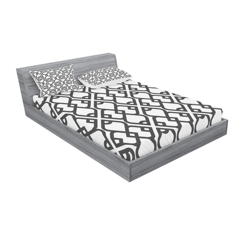 Microfiber Chevron Sheet Set, Twin Sheet Set with Fitted Sheet, Chevron