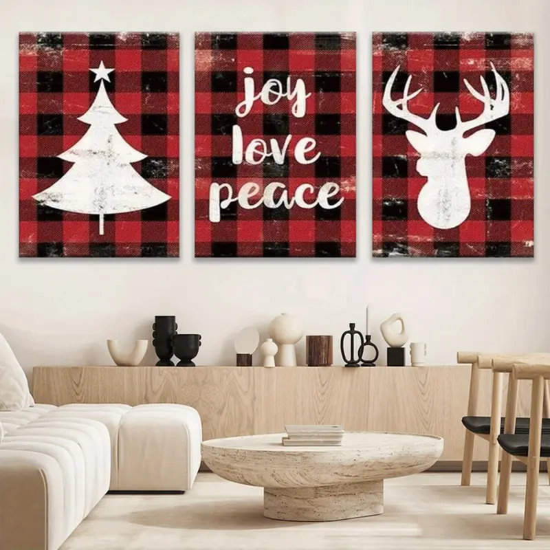 3 Piece Wrapped Canvas Painting