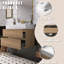 Meuble-lavabo avec lavabo en quartz blanc et tiroirs souples-1548416194