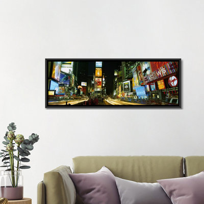 «Panoramic Times Square, New York City», reproduction de photo sur toile