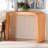 Bali & Pari Eilis Bohemian Light Honey Fluted Rattan Waterfall Console Table