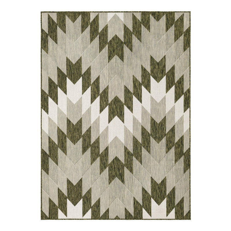 Blox Hower Indoor/Outdoor Area Rug, Rectangle 5'3" x 7'1"