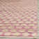Hand Woven Jute/Cotton Polka Dots Rug in Maroon/Natural