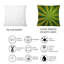 Vintage Green Converging Lines - Coussin décoratif imprimé moderne-899283433
