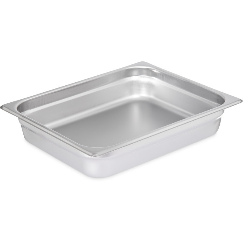 DuraPan ™ 3 pte Contenant alimentaire rectangulaire en acier inoxydable