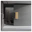 Armoire murale en bambou naturel grande capacité - Armoire de rangement flottante de style rustique pour l'organisation de la cuisine