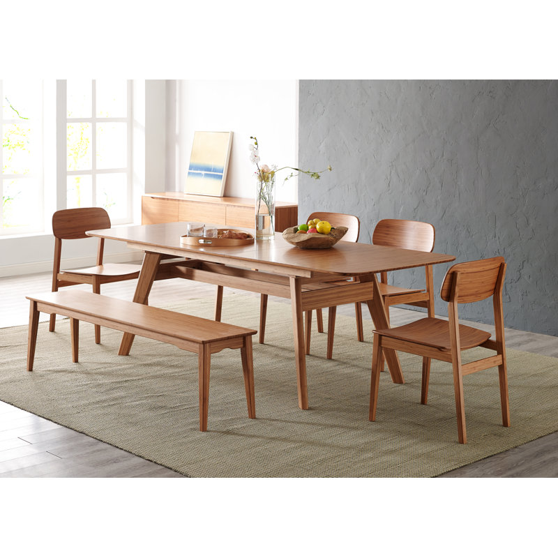 Ensemble repas 6 pièces, Caramélisé, H 17,5 po x l 48 po x P 13 po
