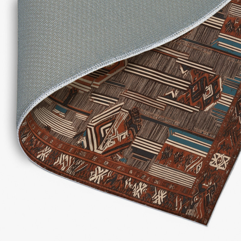 Tapis intérieur et extérieur ArtDeco, Rectangulaire 2 pi x 3 pi