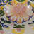 Terra-Cotta Planter With Floral Pattern