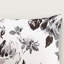 Édredon simple / simple TG et taie décorative - imprimé floral, oreiller simple