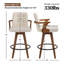 Lorant Swivel Bar Stool-443152208-443152238