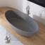  Baignoire de trempage autoportante 63 po. X 31 po. Terrazzo