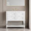 Ensemble de meuble-lavabo 36 po avec lavabo 36 po, avec 4 tiroirs, structure en bois massif-111515521