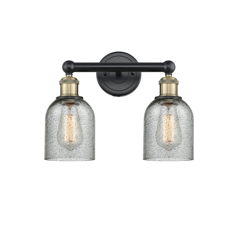 Reiko 2 - Light Dimmable Vanity Light, Charcoal, Black Antique Brass
