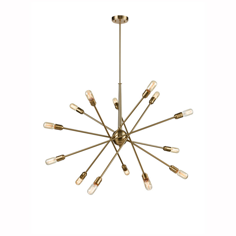 Donelle 14 - Light Gold Unique/Statement Pendant
