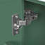 Meuble-lavabo 24 po avec lavabo, armoire de salle de bain avec tablette de porte, tiroir profond, panier coulissant à 2 niveaux, structure en bois massif et panneau de fibres à densité moyenne, un paquet, vert-593026548