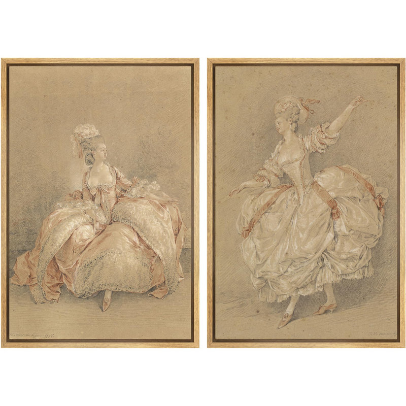 Élégance baroque, classique, mode, illustrations, nature, désert, illustrations, H 24 po x l 16 po, Naturel