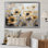 Souvenirs de coquelicots - Rêves de fleurs III - reproduction sur toile
